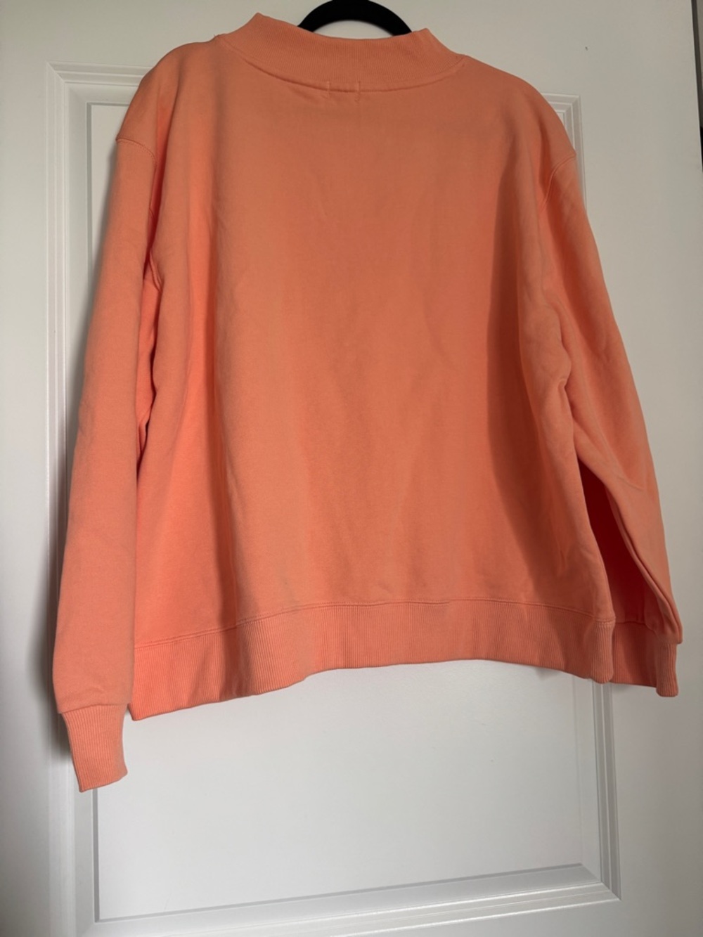 Parke x Target | Women's Mockneck Pullover Sweatshirt | Peach Orange L/XL NWT! - Picture 3 of 13